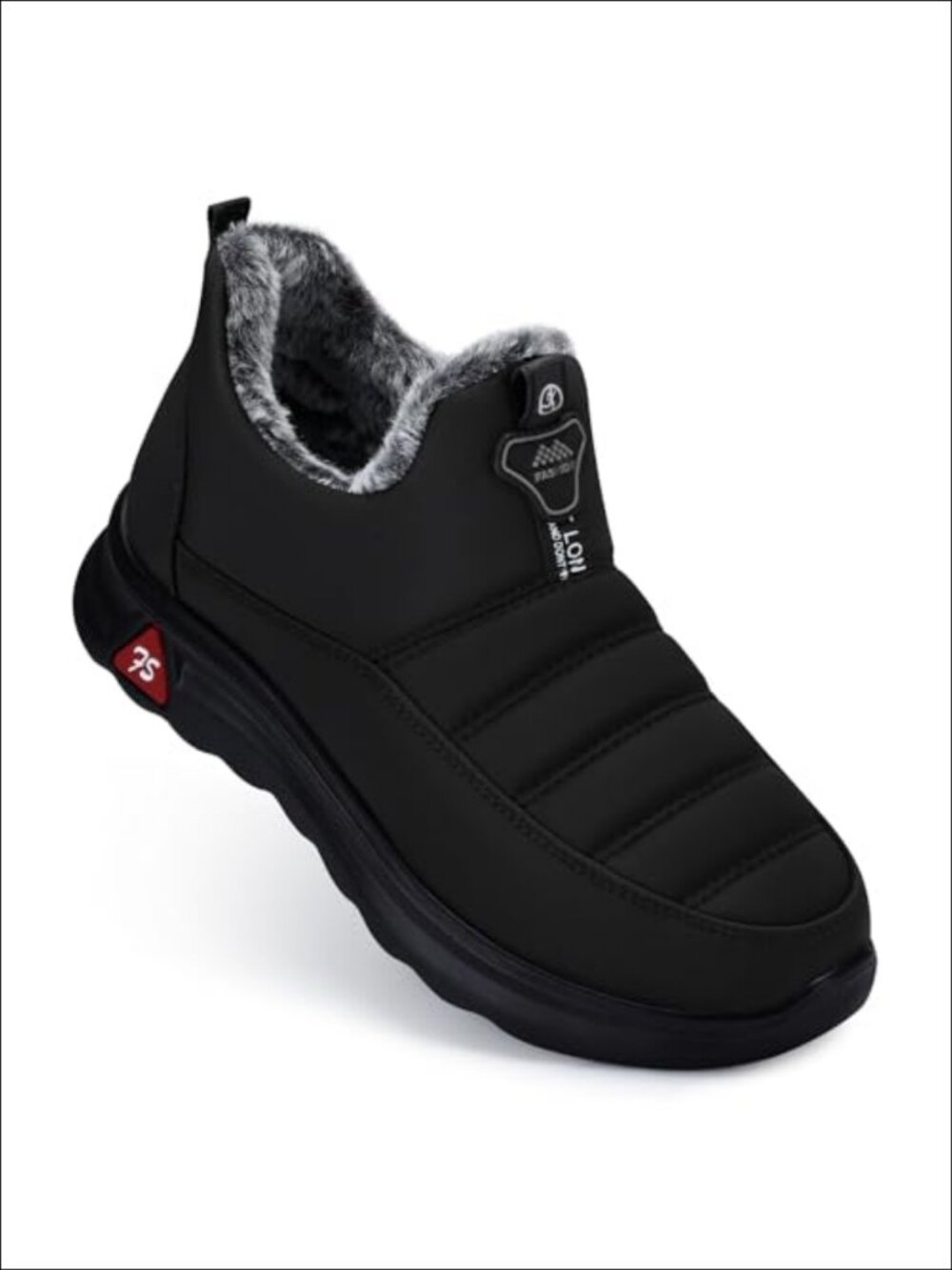 Women's Winter Snow Boots Faux Fur Lined Slip-On Ankle Boots